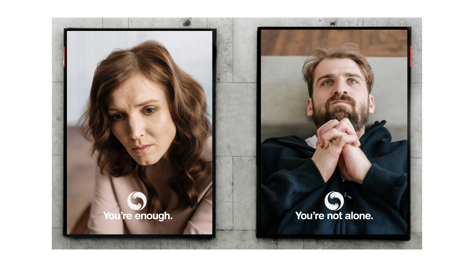 The Mystic Psychologist - You're enough | You're not alone billboard