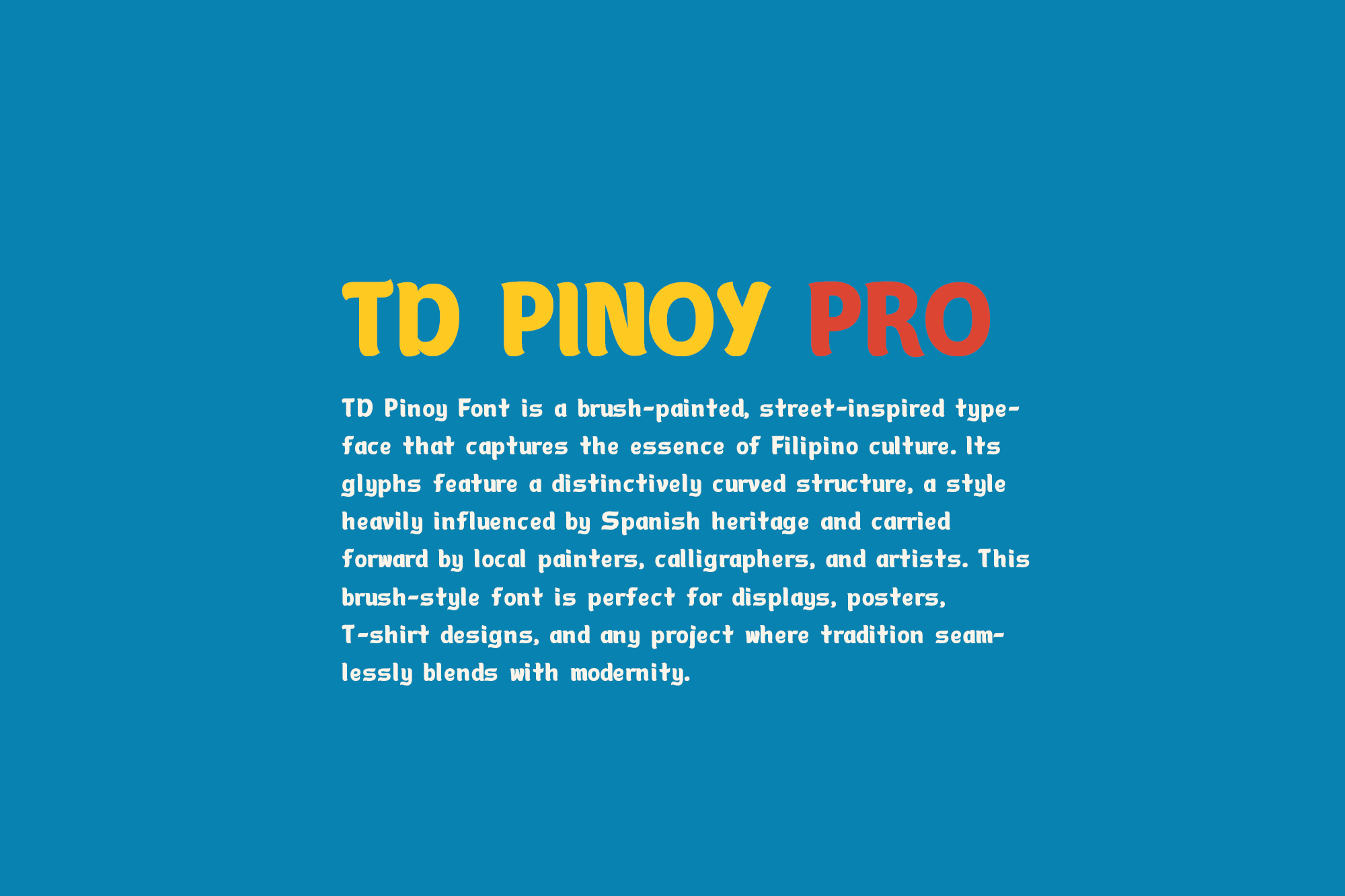 td pinoy font
