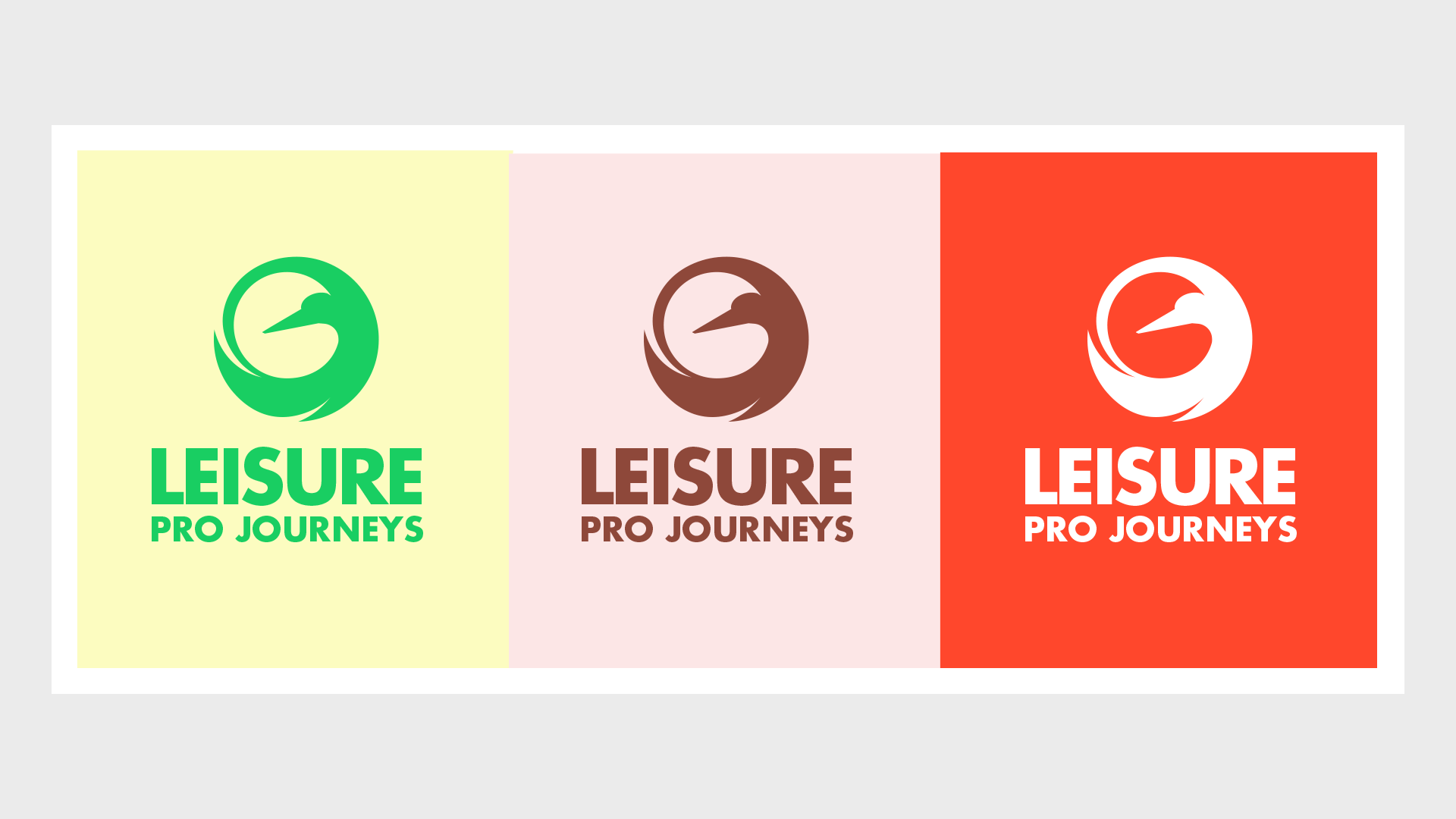 Leisure Pro Journeys - Logo Color Templates Leisure Pro Journeys - Logo Color Templates