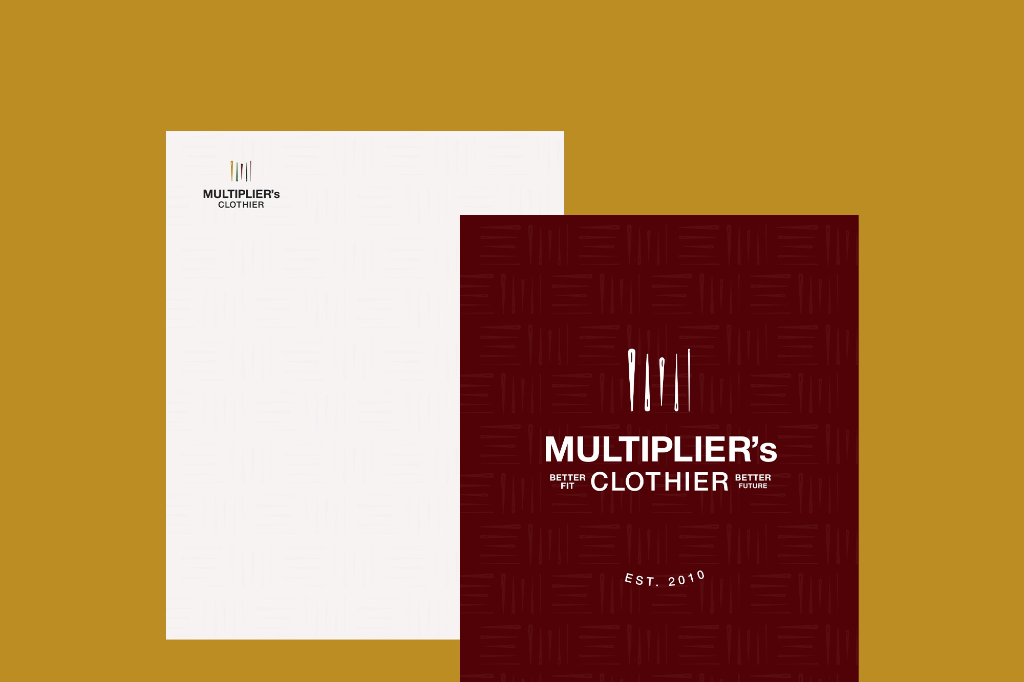 multipliers clothier letterhead