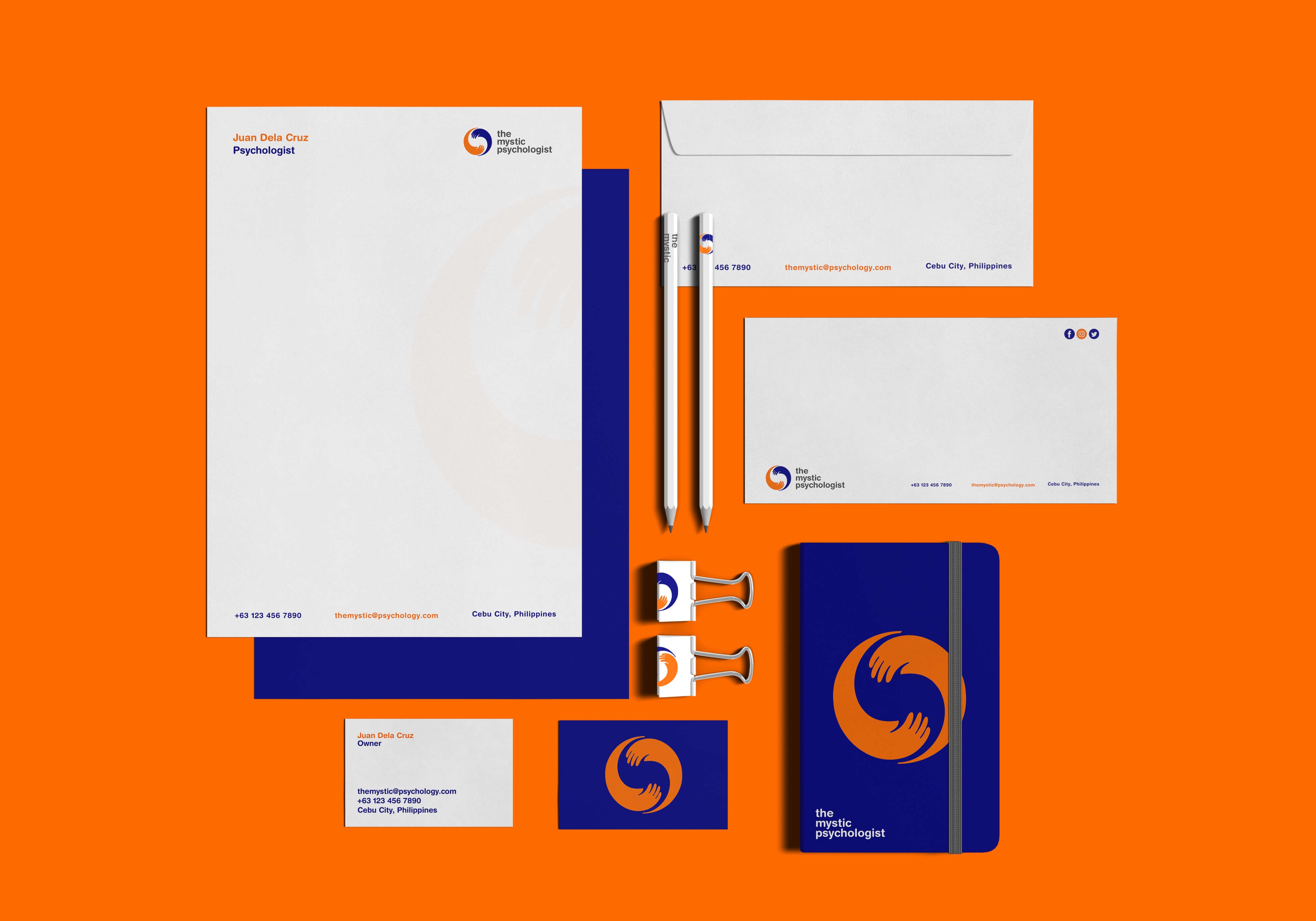 The Mystic Psychologist - Stationary Paperworks design The Mystic Psychologist - Stationary Paperworks design